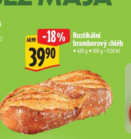 Rustikální bramborový chléb 420 g 