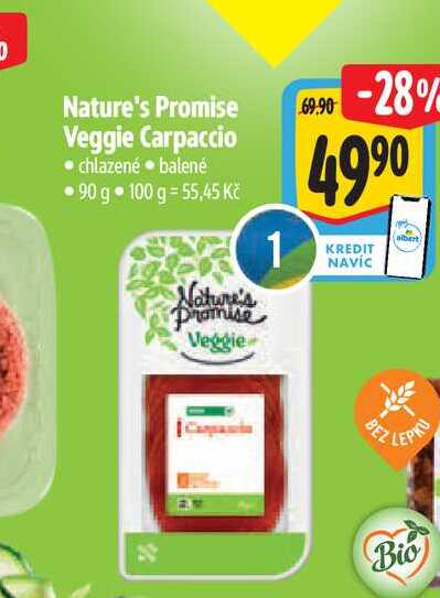 Nature's Promise Veggie Carpaccio  90 g