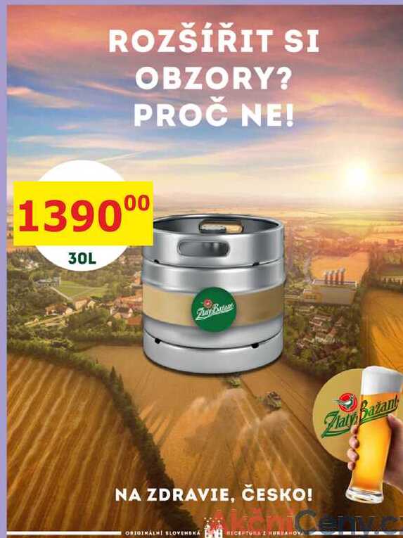 Zlatý bažant, 30l sud