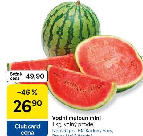 Vodní meloun mini, 1 kg