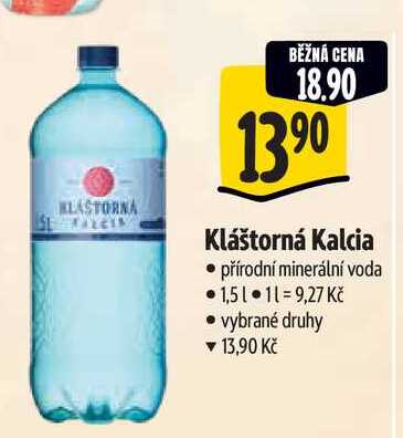   Kláštorná Kalcia 1,5 l