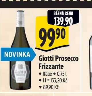   Giotti Prosecco Frizzante 0,75 l