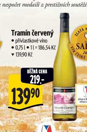   Tramín červený 0,75 l