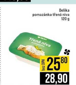 Delika pomazánka třená niva 120 g 