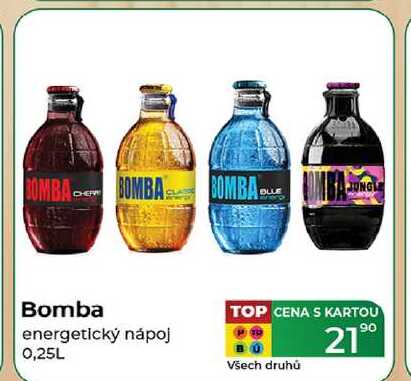 Bomba energetický nápoj 0,25L 
