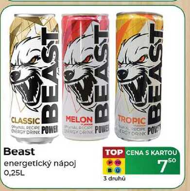 Beast energetický nápoj 0,25L 
