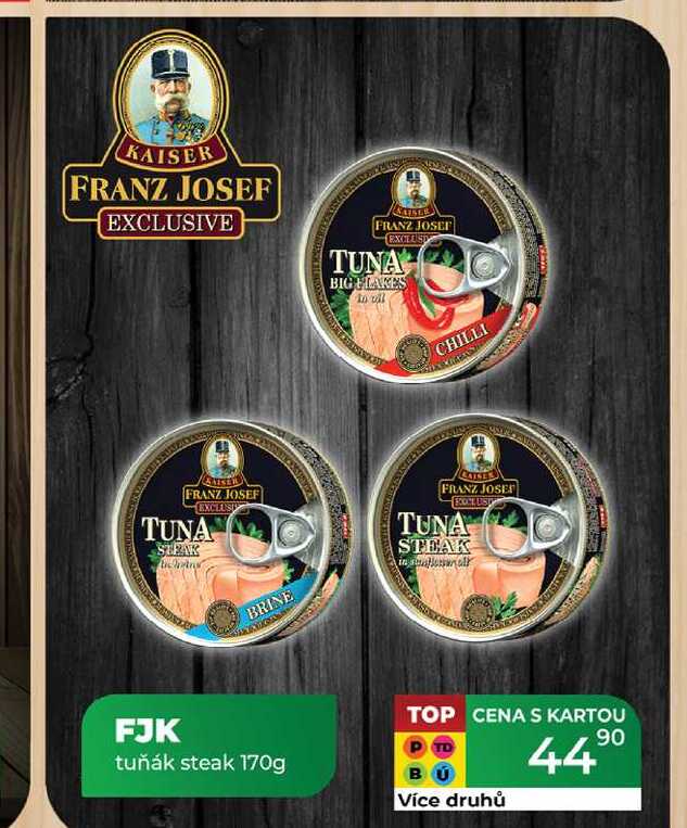 FJK tuňák steak 170g  
