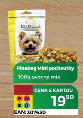 FineDog Mini pochoutky 100g ovocný mix  