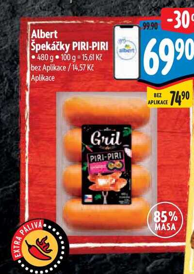  Albert Spekáčky PIRI-PIRI 480 g 