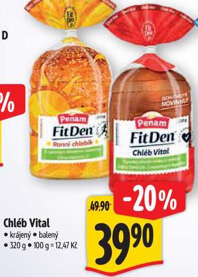 Chléb Vital, 320 g
