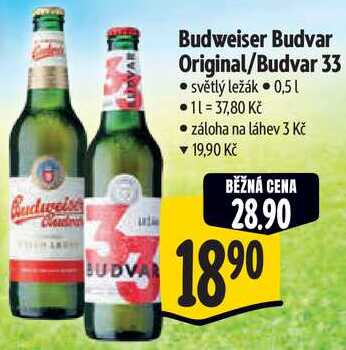 Budweiser Budvar 33, 0,5 l