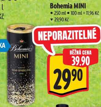 Bohemia MINI, 250 ml 