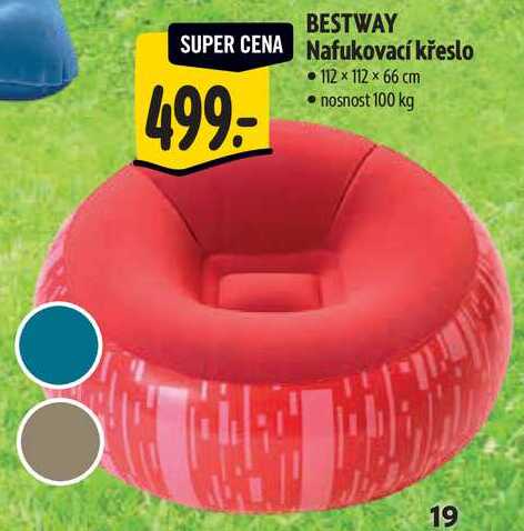 BESTWAY Nafukovací křeslo 