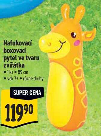 Nafukovací boxovací pytel ve tvaru zvířátka