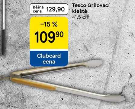 Tesco Grilovací kleště, 41,5 cm 