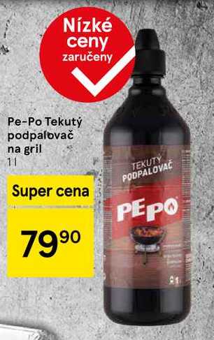 Pe-Po Tekutý podpalovač na gril, 1 l 