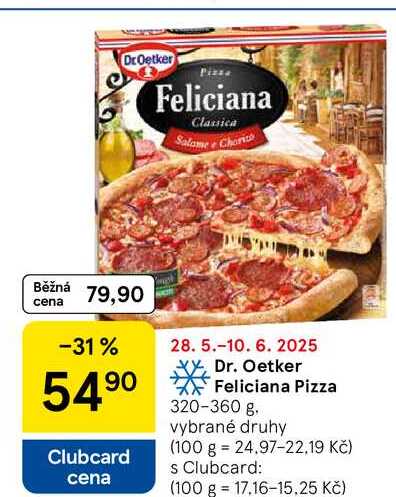 Dr. Oetker Feliciana Pizza, 320-360 g 