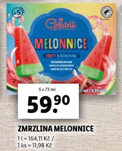 ZMRZLINA MELONNICE, 5x 73 ml