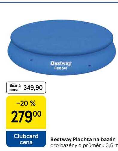 Bestway Plachta na bazén pro bazény o průměru 3.6 m 