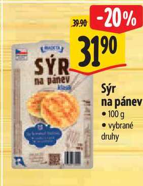 Sýr na pánev, 100 g