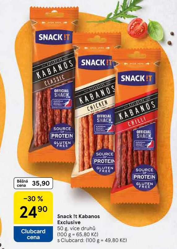 Snack !t Kabanos Exclusive, 50 g 