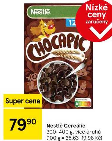 Nestlé Cereálie, 300-400 g, více druhů