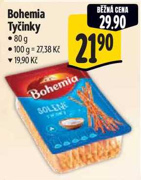Bohemia Tyčinky, 80 g
