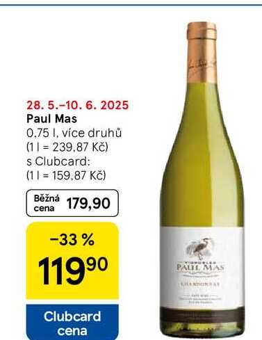 Paul Mas, 0.75 l, více druhů  