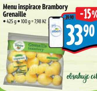 Menu inspirace Brambory Grenaille, 425 g