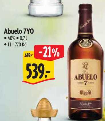Abuelo 7YO, 0,7 l