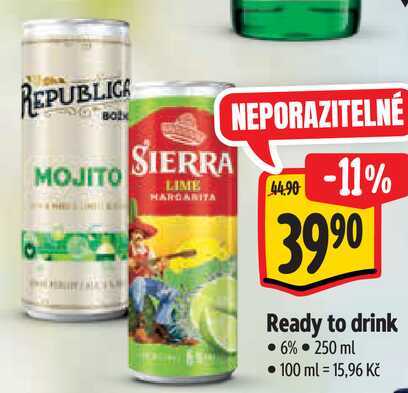 Ready to drink, 250 ml