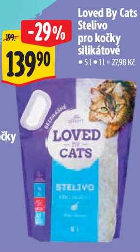 Loved By Cats Stelivo pro kočky silikátové, 5 l