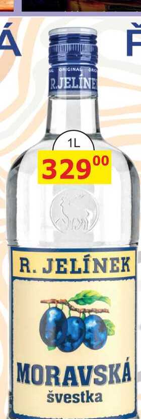 R. JELÍNEK Moravská švestka 40% 1l