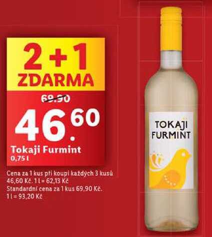 Tokaji Furmint, 0,75 l