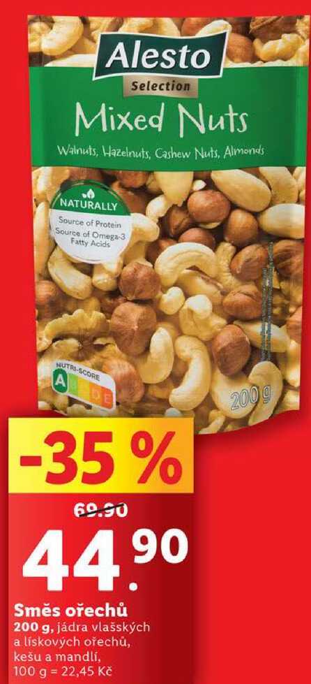 Směs ořechů, 200 g