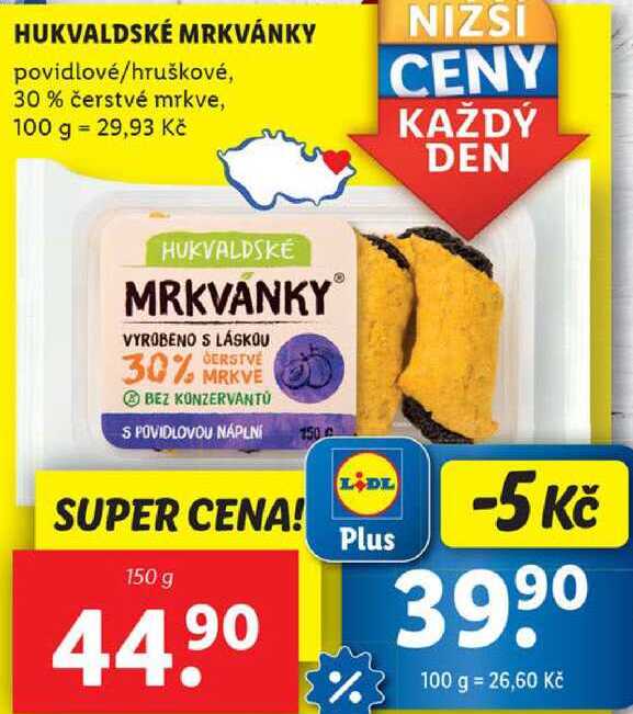 HUKVALDSKÉ MRKVÁNKY, 150 g