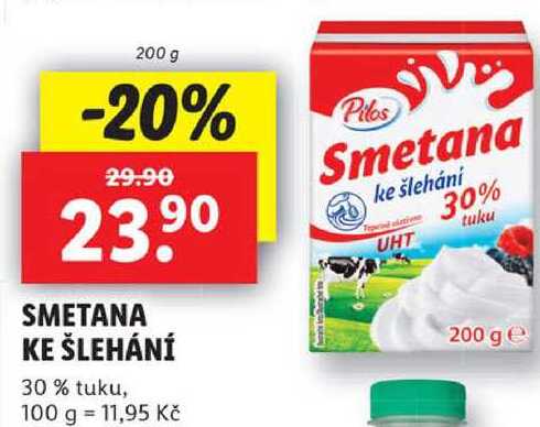 SMETANA KE ŠLEHÁNÍ, 200 g