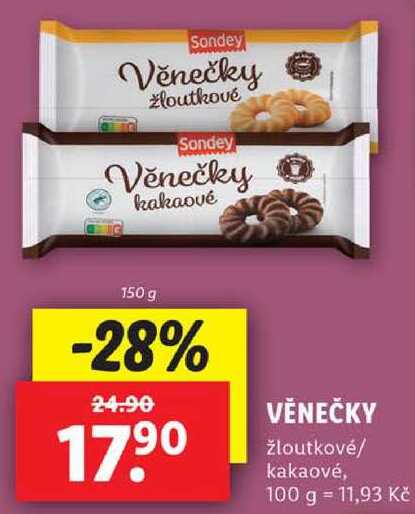 VĚNEČKY, 150 g