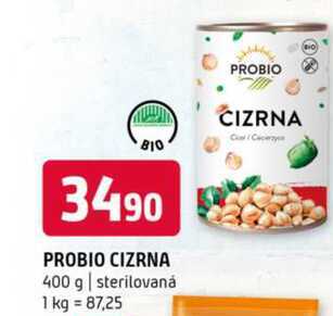 Probio cizrna 400 g sterilovaná 