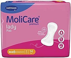 Absorpční vložky MoliCare lady 4 kapky 14 kusů