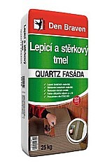 DEN BRAVEN LEPICÍ A STĚRKOVÝ TMEL QUARTZ FASÁDA