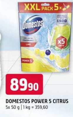 Domestos power 5 citrus 5x 50 g