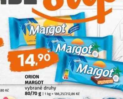 ORION Margot 80/70g, vybrané druhy