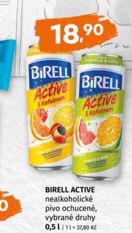 Birell Active nealkoholické pivo ochucené, vybrané druhy 0,5l
