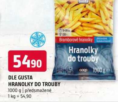 Dle gusta hranolky do trouby 1000g