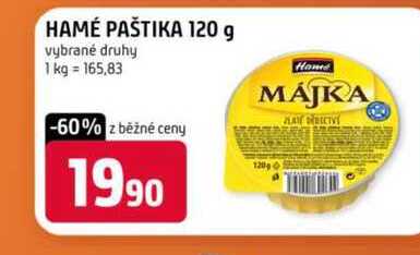Hamé Paštika 120g, vybrané druhy
