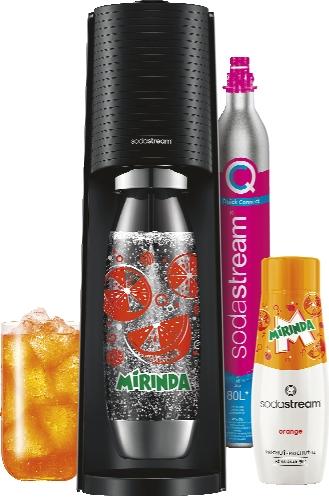 Výrobník sody TERRA Black MIRINDA Mpack, 1 KS
