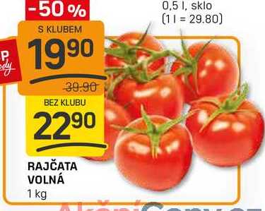 RAJČATA VOLNÁ 1 kg 0,5l
