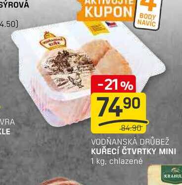 KUŘECÍ ČTVRTKY MINI 1 kg, chlazené