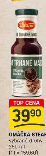 OMÁČKA STEAK vybrané druhy 250 ml 